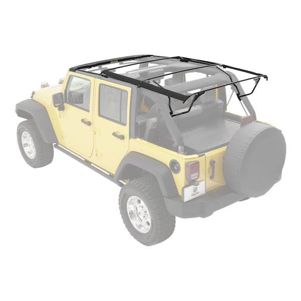Bestop OE Style Replacement Bow & Frame Hardware Kit For Jeep 2010-2018 Wrangler JK 55001-01 - main